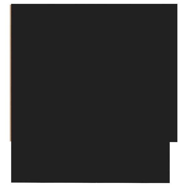 vidaXL Armadio Nero 100x32,5x35 cm in Legno Multistrato