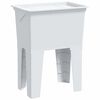vidaXL Vasca per Lavanderia Bianca 59x41x75 cm in Resina