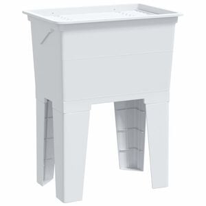 vidaXL Vasca per Lavanderia Bianca 59x41x75 cm in Resina