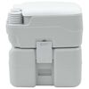vidaXL Toilette da Campeggio Grigio e Bianco 41,5 x 36,5 x 42 cm
