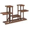 vidaXL Portafiori 110x25x73 cm in Legno Massello di Abete