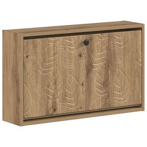vidaXL Mobiletto per Scarpe da Muro DELFT 71 x 17 x 43 cm