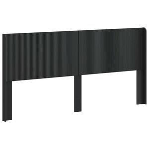 vidaXL Testiera Letto Nero Legno ingegnerizzato