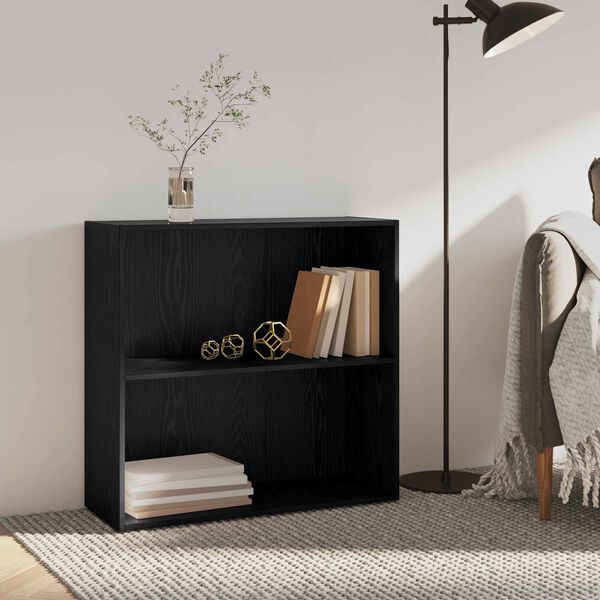 vidaXL Libreria Rovere Nero 60 x 30 x 76.5 cm Legno multistrato