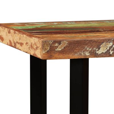 vidaXL Tavolino da Bar in Legno Massello di Recupero 120x60x107 cm