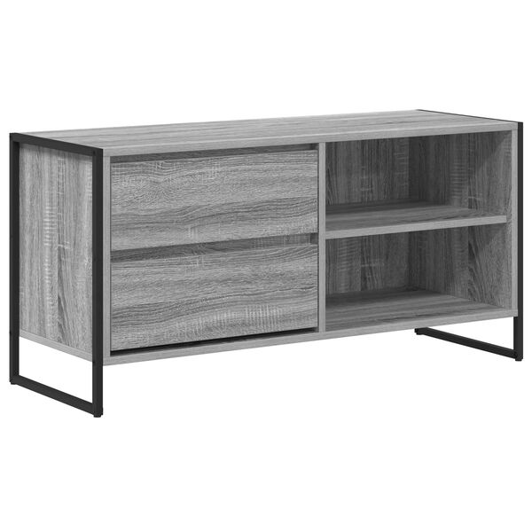 vidaXL Mobile TV Grigio Sonoma 100 x 36 x 49,5 cm Legno multistrato
