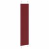 vidaXL Tenda Plissettata Rosso Bordeaux 50x200 cm Larghezza Tessuto