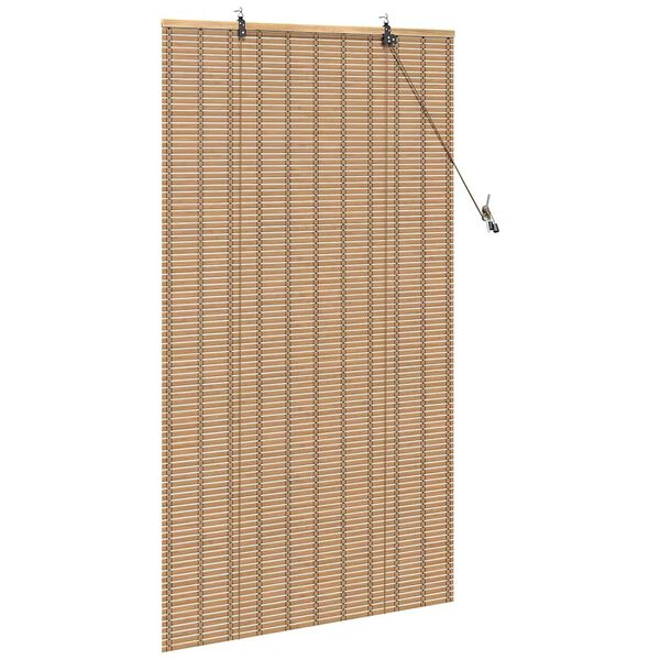 vidaXL Tenda a rullo con tende Natura 90 x 160 cm Bamb&ugrave;