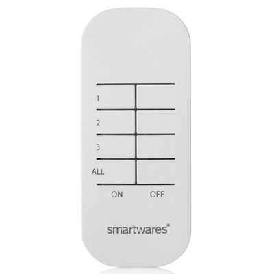 Smartwares Set di Mini Interruttori per Interni 8x5,5x5,5 cm Bianco