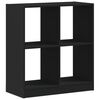 vidaXL Libreria Nera 68,5x32x75 cm in Legno Multistrato