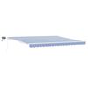 vidaXL Tenda retrattile Blu e Bianco 500 &times; 300 cm