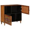 vidaXL Credenza Noce 80 x 33,5 x 75 cm Legno di mango massello