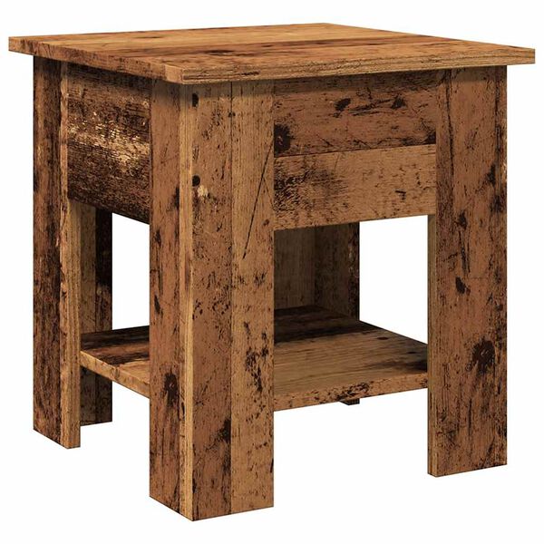 vidaXL Tavolino da Salotto Legno Antico 40x40x42 cm Legno Multistrato
