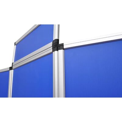 Pannello divisorio ufficio, espositore 180 x 200 cm. blu