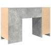 vidaXL Scrivania Grigio Cemento 120x42x76 cm in Legno Multistrato
