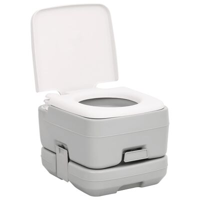 vidaXL Set Toilette da Campeggio Portatile e Supporto Lavamani