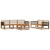 vidaXL Set di divani da esterno 6 pcs Naturale
