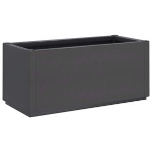 vidaXL Fioriera da Giardino Grigio Scuro 80x36x35 cm in PP