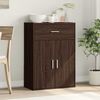 vidaXL Credenza Rovere Marrone 60x30x84 cm in Legno Multistrato