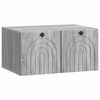 vidaXL Mobile Porta TV da Muro Grigio Sonoma 59,5 x 41 x 30 cm