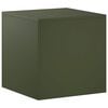 vidaXL Supporto per piante Verde Oliva 40 x 40 x 40 cm Acciaio Corten