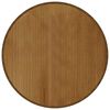 vidaXL Tappeto Rotondo Marrone 100 cm in Bamb&ugrave;