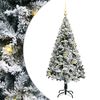 vidaXL Albero di Natale artificiale con 150 LED Bianco 150 cm