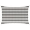 vidaXL Telo Ombra Grigio chiaro e bianco 3 x 4 m HDPE