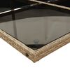 vidaXL Set Pranzo da Giardino 9 pz con Cuscini Beige Misto Polyrattan