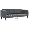 vidaXL Divano Letto con Letto Estraibile Grigio Scuro 90x190cm Velluto