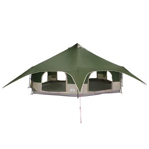 vidaXL Tenda Familiare 18 persona Verde
