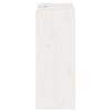 vidaXL Portabottiglie 2 pcs Bianco 62 x 25 x 62 cm Pino massello