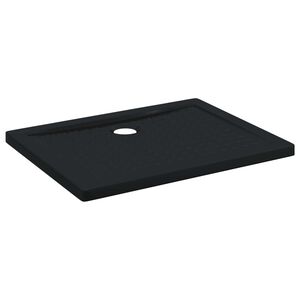 vidaXL Vassoio base doccia con punti 90 x 70 x 4 cm ABS Nero