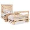 vidaXL Giroletto con Testiera 100x200 cm Legno Massello di Pino