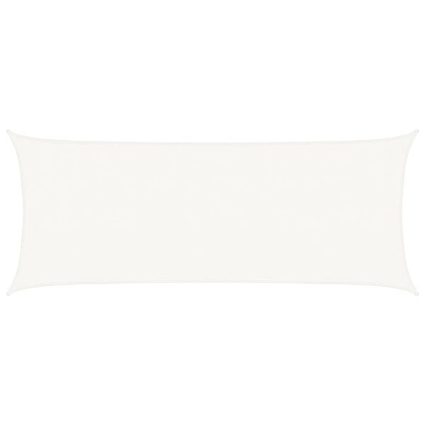 vidaXL Vela Parasole 160 g/m&sup2; Bianca 2x5 m in HDPE