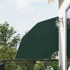 vidaXL Schermo di Privacy per Balcone Verde scuro 140 x 140 cm Tessuto