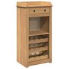 vidaXL Cantinetta per Vini PANAMA 57x40x111,5cm Legno Massello di Pino