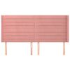 vidaXL Testiera ad Orecchio Rosa 163x16x118/128 cm in Velluto