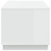 vidaXL Tavolino da Salotto Bianco 102x50x44 cm in Legno Multistrato