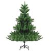 vidaXL Albero Natale Artificiale Nordmann LED Palline Verde 120 cm