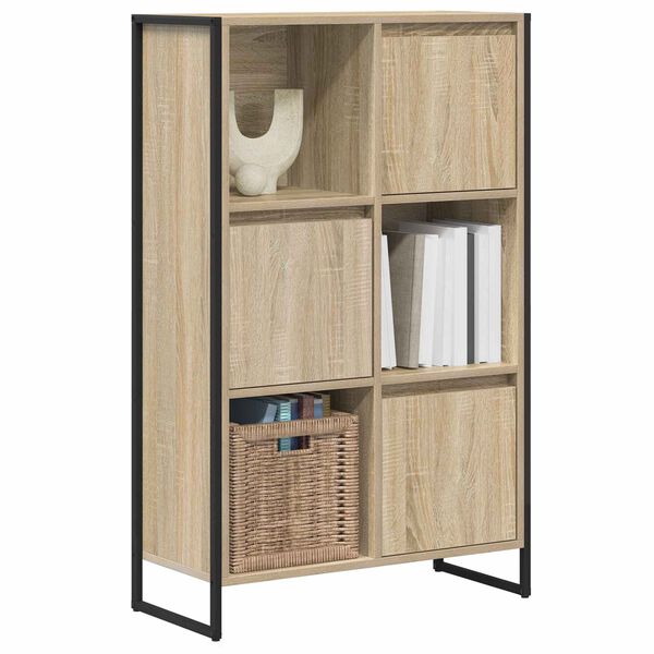 vidaXL Armadio per Libri Sonoma 68 x 30 x 108.5 cm Legno multistrato