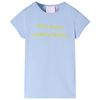 vidaXL Maglietta da Bambino Azzurra 92