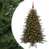 vidaXL Albero di Natale artificiale con palline 120 cm 150 LED