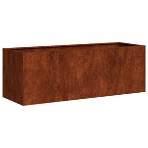 vidaXL Fioriera Arrugginita 120x40x40 cm in Acciaio Corten