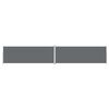 vidaXL Tenda da Sole Laterale Retrattile Antracite 220x1200 cm
