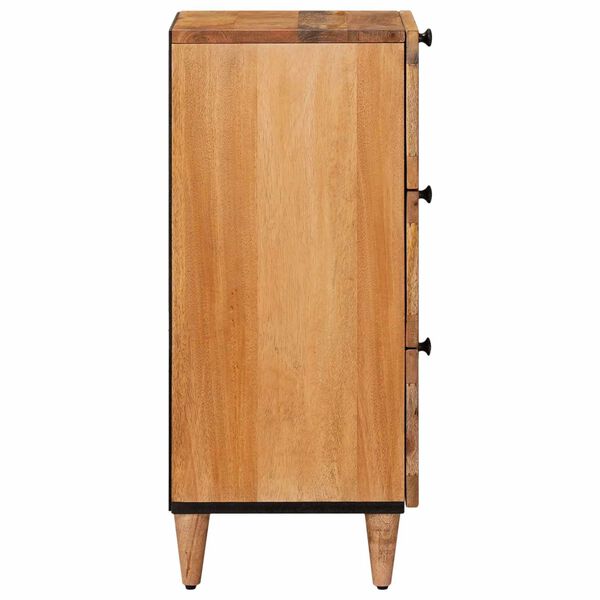 vidaXL Credenza Naturale 40 x 33 x 75 cm Legno di mango massello