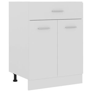 vidaXL Armadio Inferiore con Cassetto &ldquo;Lyon&rdquo; Bianco 60x46x81,5 cm