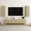 vidaXL Set di Mobili TV 5 pz Rovere Sonoma in Legno Multistrato