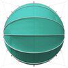 vidaXL Dome Piscina Blu 472 x 460 x 229 cm