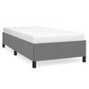 vidaXL Giroletto senza Materasso Grigio Scuro 80x200 cm Tessuto